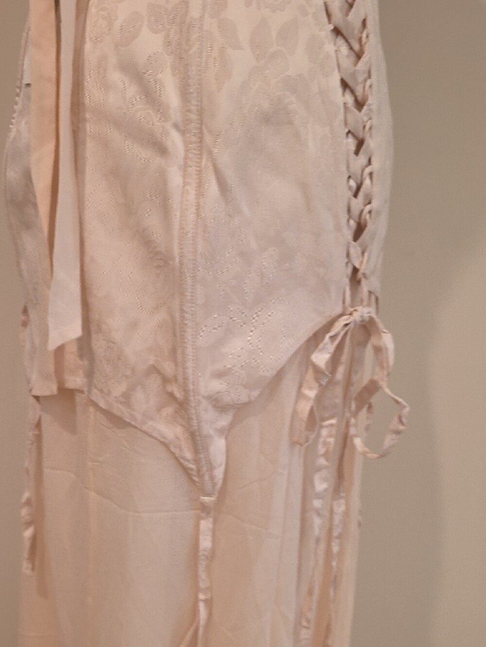NEW RARE $729 FOR LOVE AND LEMONS VIOLETTE CORSET GOWN DRESS IN PINK SIZE 2 - Picture 10 of 12